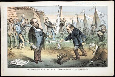 The Appomattox of the Third Termers - Unconditional Surrender, 1880 by Joseph Keppler